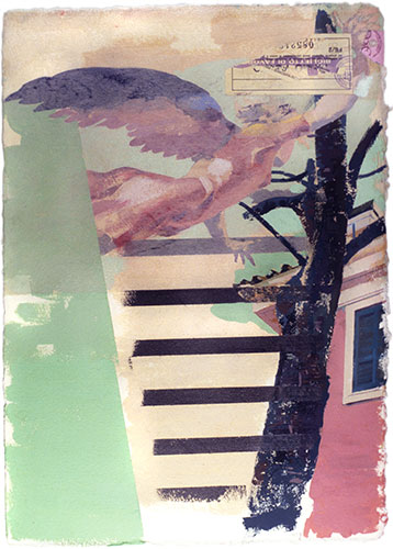 25 | 1996-97 | Gouache & Collage on Paper | 12" x 8.5"