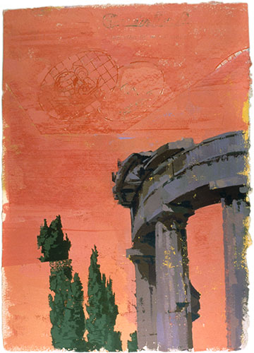 45 | 1996-97 | Gouache & Collage on Paper | 12" x 8.5"