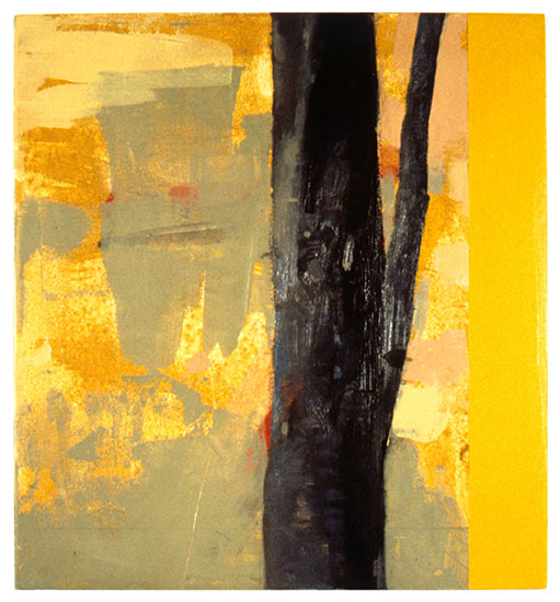 BLACK TREE | 1989 | Oil on Canvas | 13" x 12"