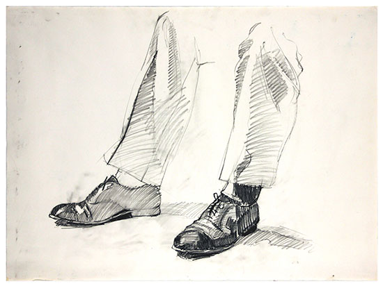 SHOES | Graphite on Paper | 22" x 30"