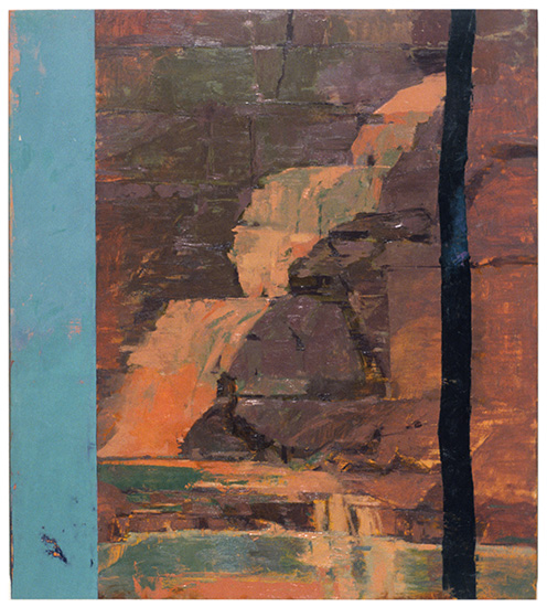 TRIEMAN | 1990 | Oil on Panel | 30" x 24"