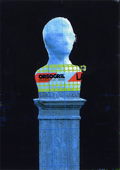 Bartolucci III | 2011 | Flashe Vinyl Paint on Inkjet Print | 29.7cm x 21cm