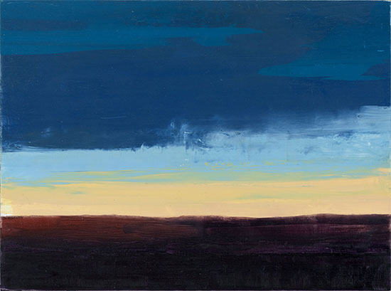 SUNSET WEST HILL | 2014 | Oil on Panel | 6" x 8"