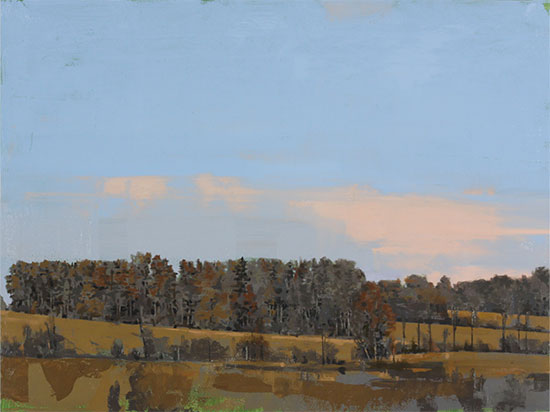 NORTH LANSING | 2011 | Oil on Panel | 17.7" x 23.6"