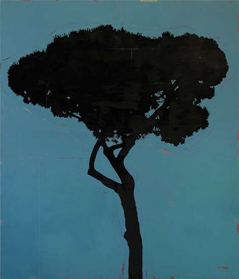 OSTIA ANTICA BLUE | 2019 | Oil on Canvas | 56" x 48"